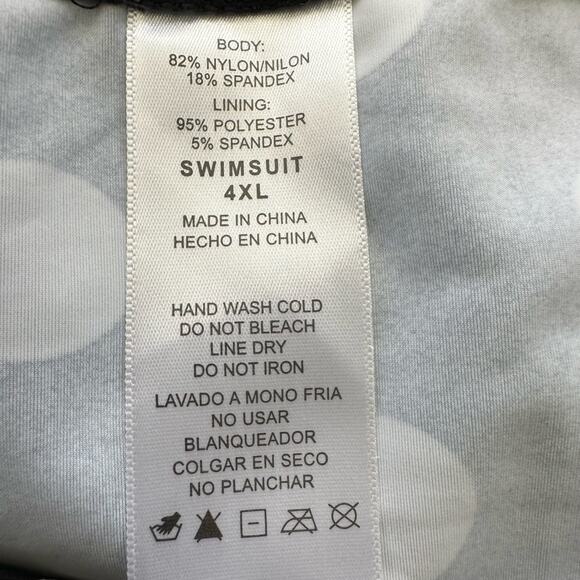 Retro Bikini Bottom High Waist Ruched Sides 4X/ Fits like a XL New without Tags - Picture 7 of 8